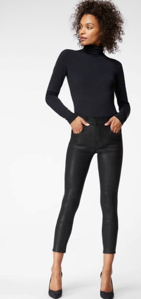 J Brand Women's Alana Cropped Skinny Coated Jean